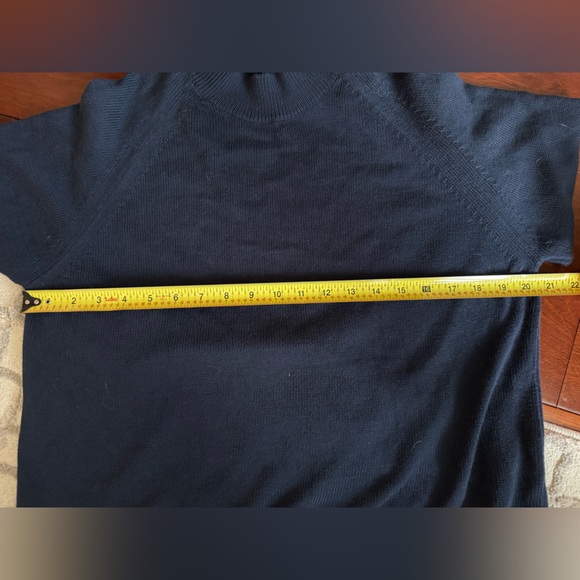 Everlane Navy Mock-neck Sweater, Size Medium - Picture 5 of 5
